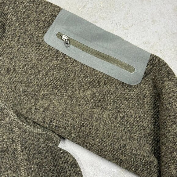 Michigan State Spartans MSU NCAA Football Full Zip Fleece Sweater Brown Large - Picture 5 of 8